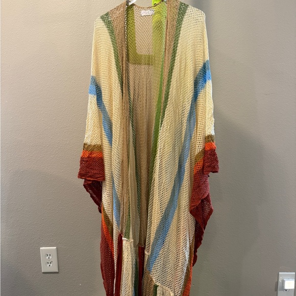 Free People Multicolor Open Knit Cardigan - Picture 1 of 5